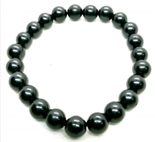 Šungitový náramek kuličky 8 mm