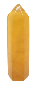 Krystal žlutého fluoritu 8 cm – špice AA kvalita