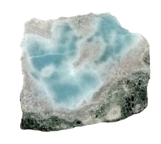 Larimar částečně leštěný kus 60 g 