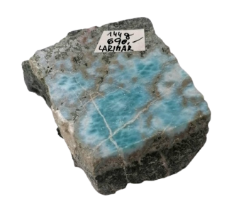 Larimar natur, zajímavý bez úprav 144 g