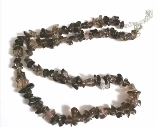 Záhněda - náhrdelník sekaný, krátký cca 45 cm