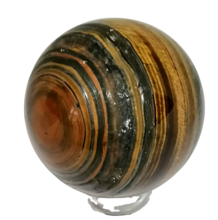 Tygří oko koule 7 cm v B kvalitě, 460 g