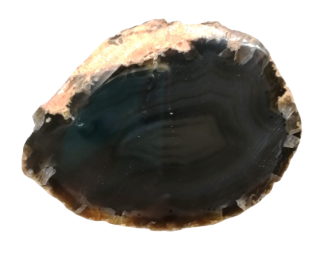 Achátová půlka natur 307 g