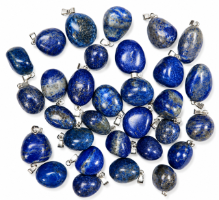 Lapis lazuli přívěsek tromlovaný vel. S, akce