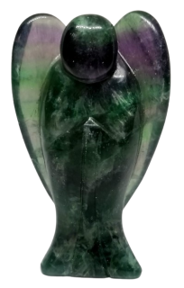 Fluoritový anděl strážný 7,5 cm