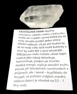 Sada na výrobu křišťálové vody -čistý krystal