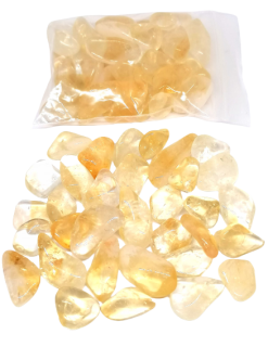 Citrín tromlovaný, sáček 100 g