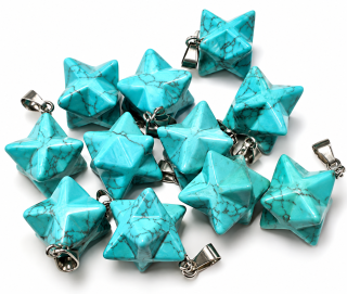 Tyrkenitová merkába 1,2 cm – ochranný esoterický talisman