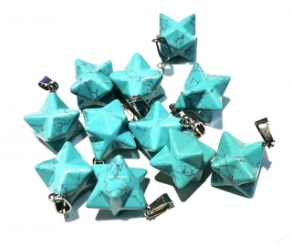 Tyrkenitová merkába 1,2 cm – ochranný esoterický talisman