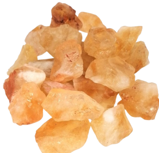 Citrínové kousky surové v AA kvalitě 3-5 cm