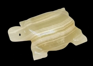 Želva z aragonitu velká 7,5 cm