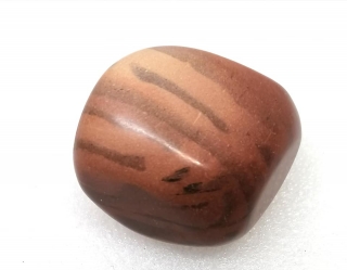 Jaspis zebra - větší tromlovaný kousek - 51 g