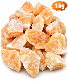 Kalcit oranžový surový – 1 kg | Přírodní minerál z Mexika