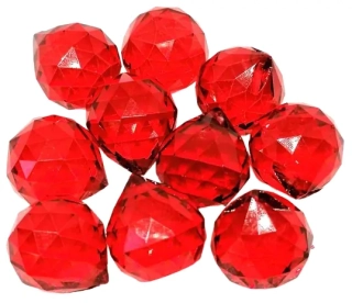 Feng shui harmonizační koule, 2 cm, červená
