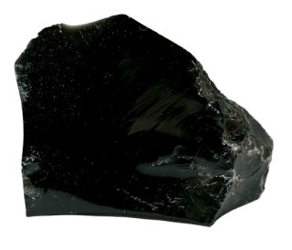Obsidián kouřový – přírodní blok 1,6 kg | Kámen ochrany a uzemnění