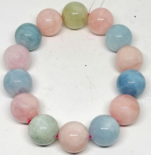 Morganitový náramek MIX - Luxusní