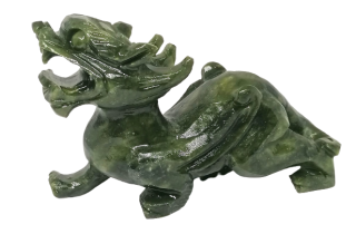 Čínský drak z nefritu cca 11-12cm