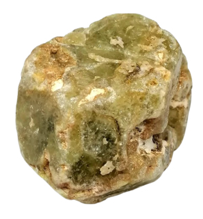 Zelený granát surový z Mali 260 g (6,5×4,5×4 cm) – tmavě zelený sběratelský kus
