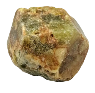 Zelený granát surový z Mali 230 g (5,7×5,2×4 cm) – tmavě zelený minerál pro sběratele
