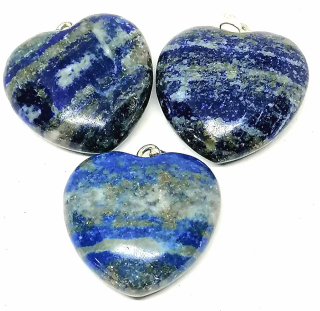 Lapis lazuli přívěsek srdíčko 3 cm