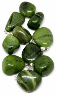 Jadeit /nefrit/ zelený, přívěsek