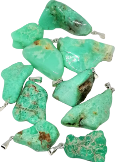 Chrysopras přívěsek nepravidelný