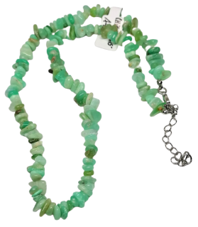 Chrysopras AA, sekaný minerál