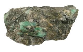 Exkluzivní smaragd surový 302 g – přírodní minerál s množstvím smaragdů