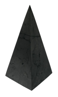 Šungitová pyramida Nubian 3 cm – energetická ochrana a harmonizace prostoru