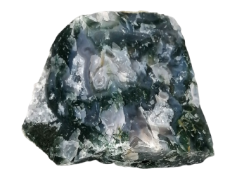 Achát mechový přírodní kus 199 g