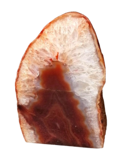 Achátový svícen hnědý 11 cm