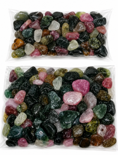Turmalín mix, chips 4-8 mm, 30g