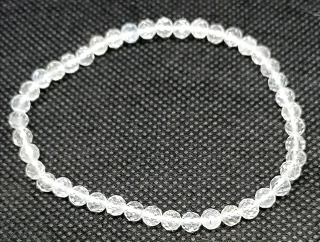Topaz luxusní fazet. náramek 4 mm