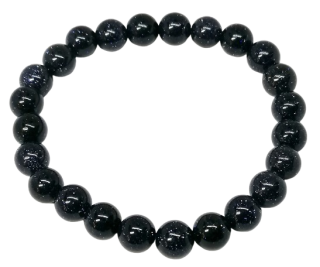 Avanturín modrý – energetický náramek z polodrahokamu, korálky 8 mm