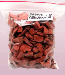 Jaspis červený, balení 300 g, vel.S
