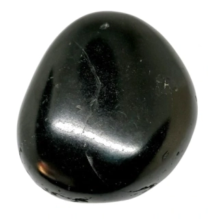 Šungit jumbo, leštěný oválný kus 264 g