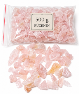 Růženín surový, chips 5-15mm, 500g
