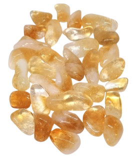 Citrín tromlovaný malý v AA kvalitě /1,5 cm/