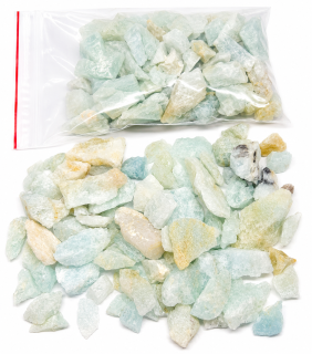 Akvamarín chips surový, 100 g