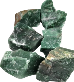 Chalcedon zelený,kus o váze 100-200g