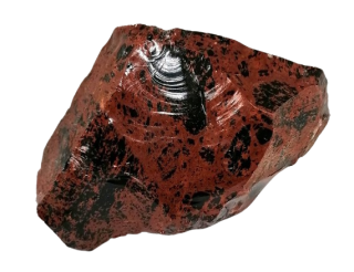 Velký surový mahagonový obsidián (moka) – 974 g minerál