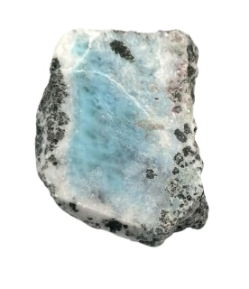 Larimar plátek leštěný z jedné strany 98 g 