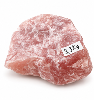 Růženín – přírodní blok 3,3 kg | Surový kámen lásky a harmonie